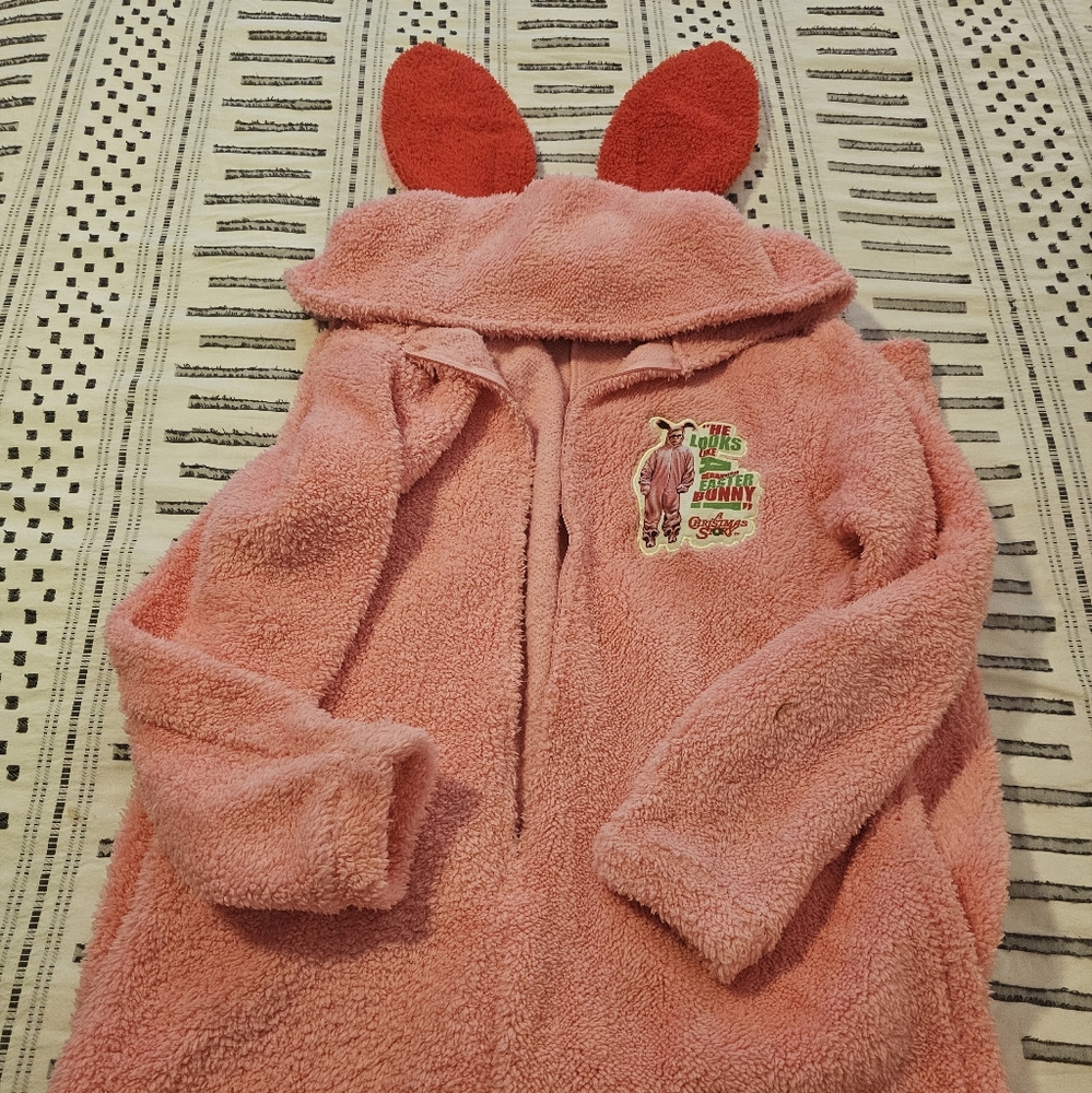 Christmas Story Bunny Onesie - Size Adult Small